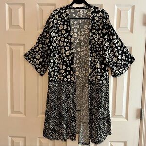 Maurice’s Floral Kimono/Wrap/Swimsuit Coverup NWOT